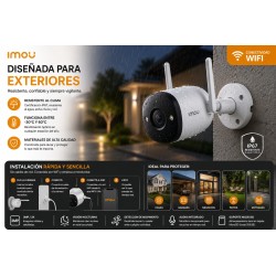 Camara Wifi Exterior Imou Bullet 2c 3mp Vision Nocturna K3CP-3H0WY
