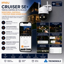 Camara Wifi Exterior Imou Cruiser Se+ 3mp Vision Color