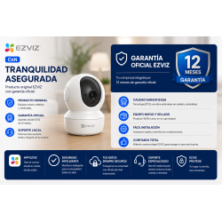 Camara Wifi Ezviz 360 Interior Vision Nocturna Full Hd - C6N