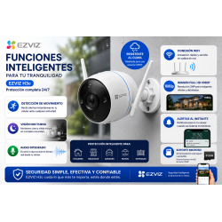 Camara Wifi Exterior Ezviz Full Hd Vision Nocturna - H3C