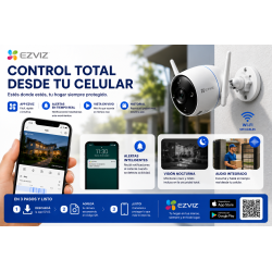 Camara Wifi Exterior Ezviz Full Hd Vision Nocturna - H3C