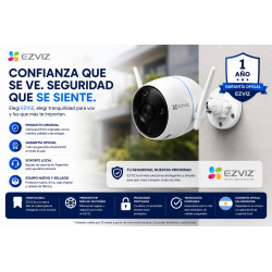 Camara Wifi Exterior Ezviz Full Hd Vision Nocturna - H3C