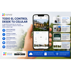 EZVIZ H8c Pro 2K - Cámara Wi-Fi Exterior 360° con Visión Nocturna en Color