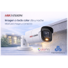 Cámara Hikvision Ds-2ce10df0t-pf Full Color 2mp Exterior