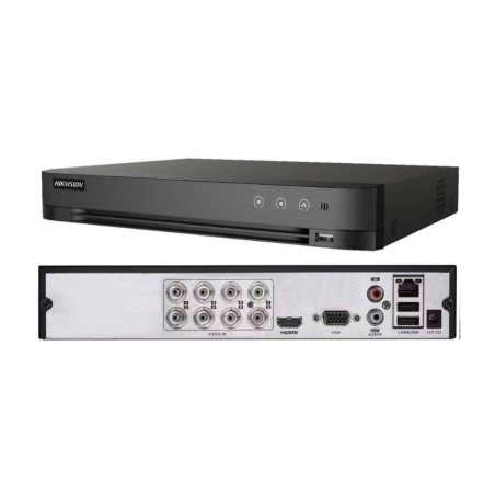 Dvr 8 Canales 5 En 1 Audio Bnc Ds-7208hghi-m1