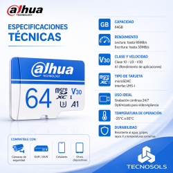Dahua Tf-c100/64gb Memoria Microsd 64gb Purpura C10 U3 V30