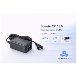 Fuente 12v 2a Para Cámaras Seguridad Cctv