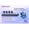 Kit Seguridad Hikvision Dvr 4 Ch + 4 Cámaras Full Hd Ext