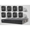 Kit Seguridad Hikvision Dvr 8 Ch + 8 Cámaras Full Hd Ext