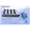 Kit Seguridad Hikvision Dvr 8 Ch + 8 Cámaras Full Hd Ext