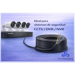 Cable Utp Cat5 Ext. 100m Netquality 4 Pares Numerado Cctv