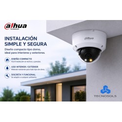 Camara Domo Dahua 2mp Dual Light Audio Full Color HDW1200CLQP-IL-A