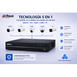 Dvr Dahua 8 Canales Xvr + 2 Ip