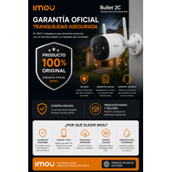 Camara Wifi Exterior Imou Bullet 2c 3mp Vision Nocturna K3CP-3H0WY